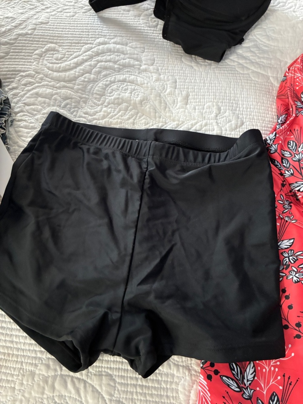 Kate Kasin Coral Floral Halter Swimdress - Picture 2 of 4